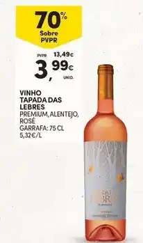 Continente Premium - vinho tapada promoção