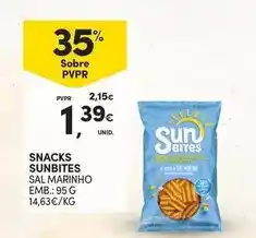 Continente Sunbites - snacks promoção