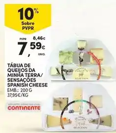 Continente Continente - tabua de queijos da minha terra/ sensacoes promoção