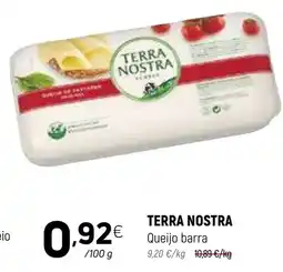 Coviran TERRA NOSTRA Queijo barra promoção
