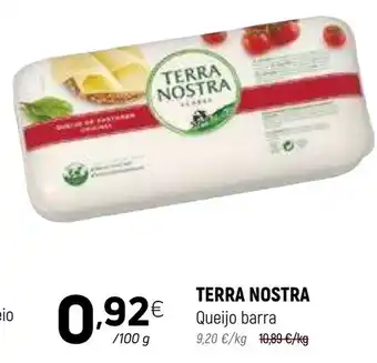 Coviran TERRA NOSTRA Queijo barra promoção