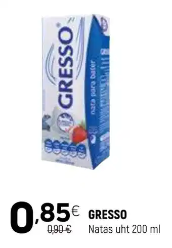 Coviran GRESSO Natas uht promoção