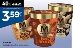 Coviran MAGNUM Gelado bombom 12 u. vários sabores promoção