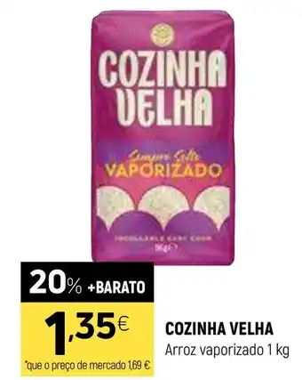 Coviran COZINHA VELHA Arroz vaporizado promoção