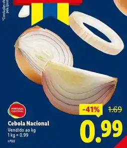 Lidl Portugal - cebola nacional promoção