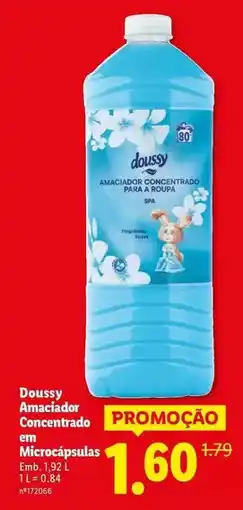 Lidl A+ - amaciador concentrado em microcidas promoção