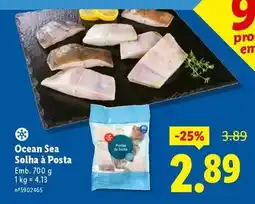 Lidl Ocean sea - solha à posta promoção