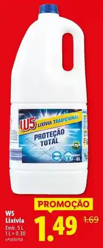 Lidl W5 - lixviva promoção