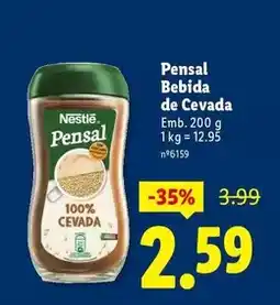 Lidl Nestle - pensal bebida de cevada promoção