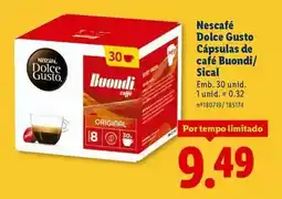 Lidl Nescafé - dolce gusto capsulas de café buondi/sical promoção