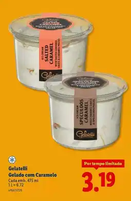 Lidl Gelatelli - gelado com caramelo promoção