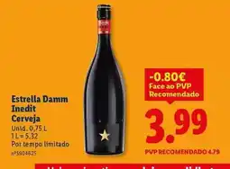 Lidl Estrella damm - cerveja promoção