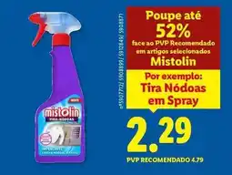 Lidl Mistolin - poupe até tira nódoas em spray promoção