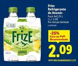 Lidl Frize - refrigerante de ananas promoção