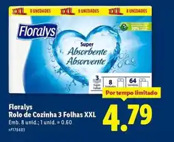 Lidl Xxl - rolo de cozinha 3 folhas xxl promoção