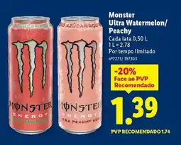 Lidl Monster - ultra watermelon/ peachy promoção