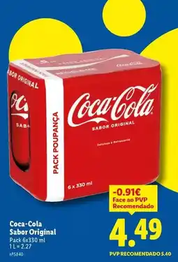 Lidl Coca cola - original promoção
