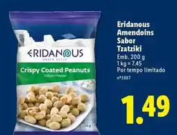 Lidl Eridanous - amendoins sabor promoção