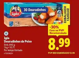 Lidl Iglo - douradinhos de peixe promoção