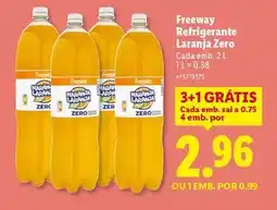 Lidl A+ - refrigerante laranja zero promoção