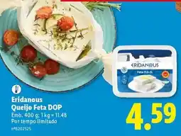 Lidl Eridanous - queijo feta dop promoção