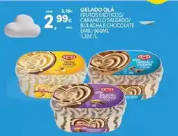 Continente Gelado frutos exoticos caramelo salgado/bolache e chocolate promoção