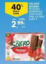 Continente Solero - gelado promoção