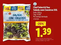 Lidl Chef select - salada com coentros xxl promoção
