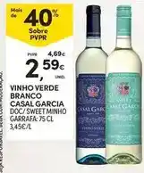 Continente Casal garcia - vinho verde branco promoção