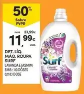 Continente Det. líq. máq. roupa surf promoção