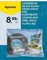 Continente Continente - lombinhos de bacalhau demolhado msc promoção
