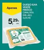 Continente Queijo ilha verde fresco promoção