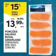 Continente Royal greenland - porções salmão promoção