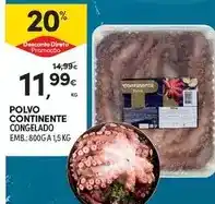 Continente Continente - polvo promoção