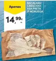 Continente Bacalhau crescido asa preta promoção