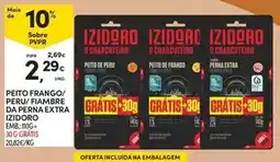Continente Izidoro - peito frango peru/ fiambre da perna extra promoção