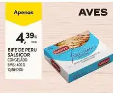 Continente Lagos - bife de peru promoção