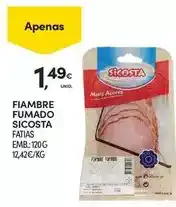 Continente Fiambre fumado promoção