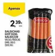 Continente Salsichas hot dog promoção