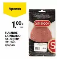 Continente Fiambre laminado promoção