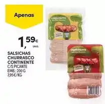 Continente Continente - salsichas promoção