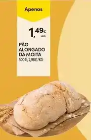 Continente Pão alongado da moita promoção