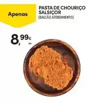 Continente Pasta de chouriço salsicór promoção