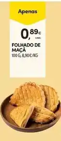 Continente Folhado de maçã promoção