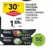 Continente Mimosa - iogurte proteína promoção