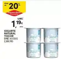 Continente Iogurte natural promoção