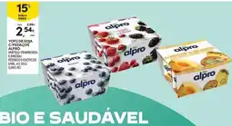 Continente Alpro - yogur de soja c/deroco promoção