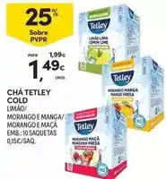 Continente Tetley - chá promoção