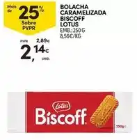 Continente Lotus - bolacha caramelizada biscoff promoção