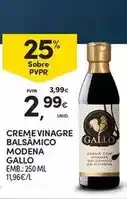 Continente Gallo - creme vinagre balsamico modena promoção